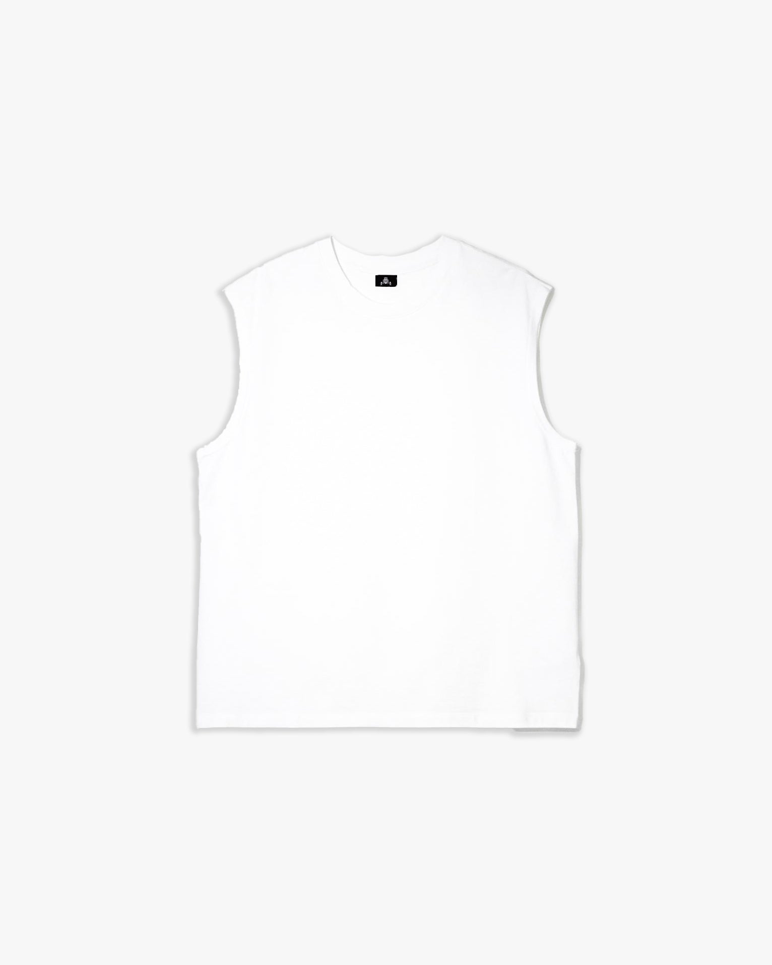 Weißes Jersey-Tanktop