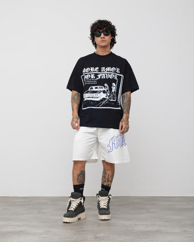 Shorts Tech Nero - Diamond Blu