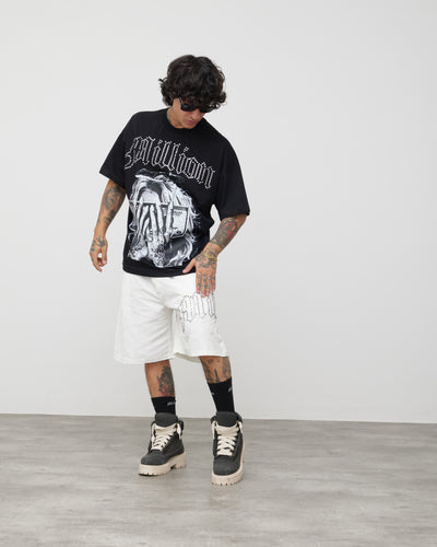 Shorts Tech Bianco - Diamond Nero
