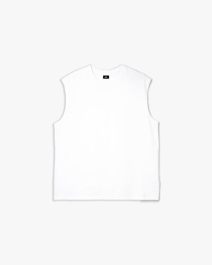 Weißes Jersey-Tanktop