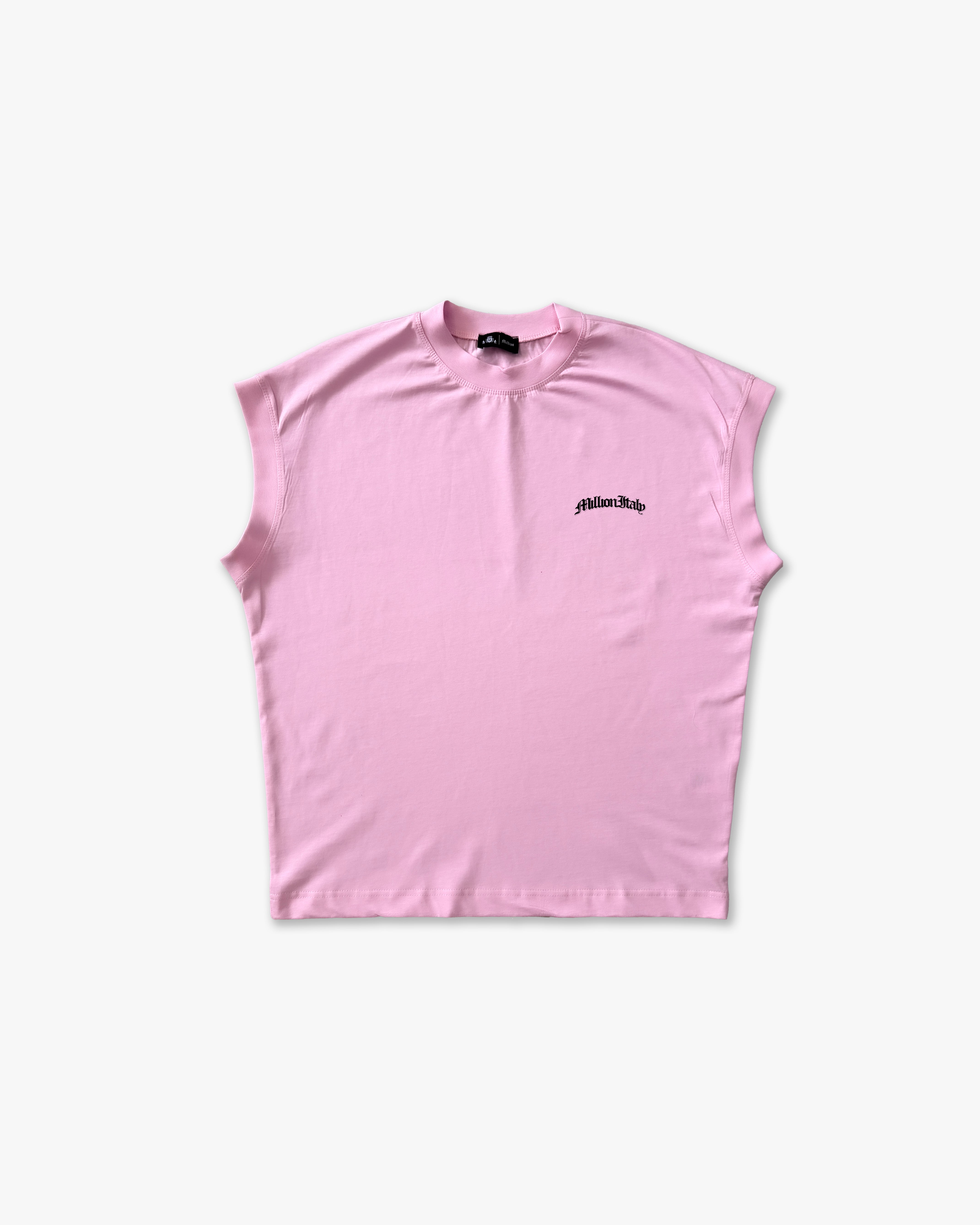 Pink Sleeveless T-Shirt