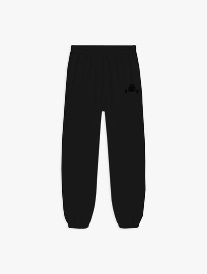 Pantalone Joggers Nero con Logo Nero