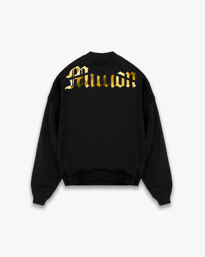 Crewneck Gold Cortar Nera