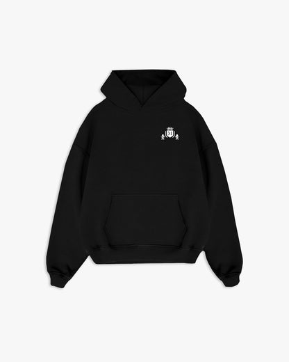 Hoodie Black Cropped Logo