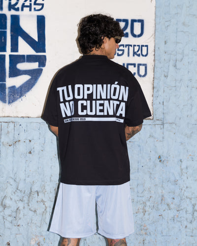 No Cuenta Black T-Shirt