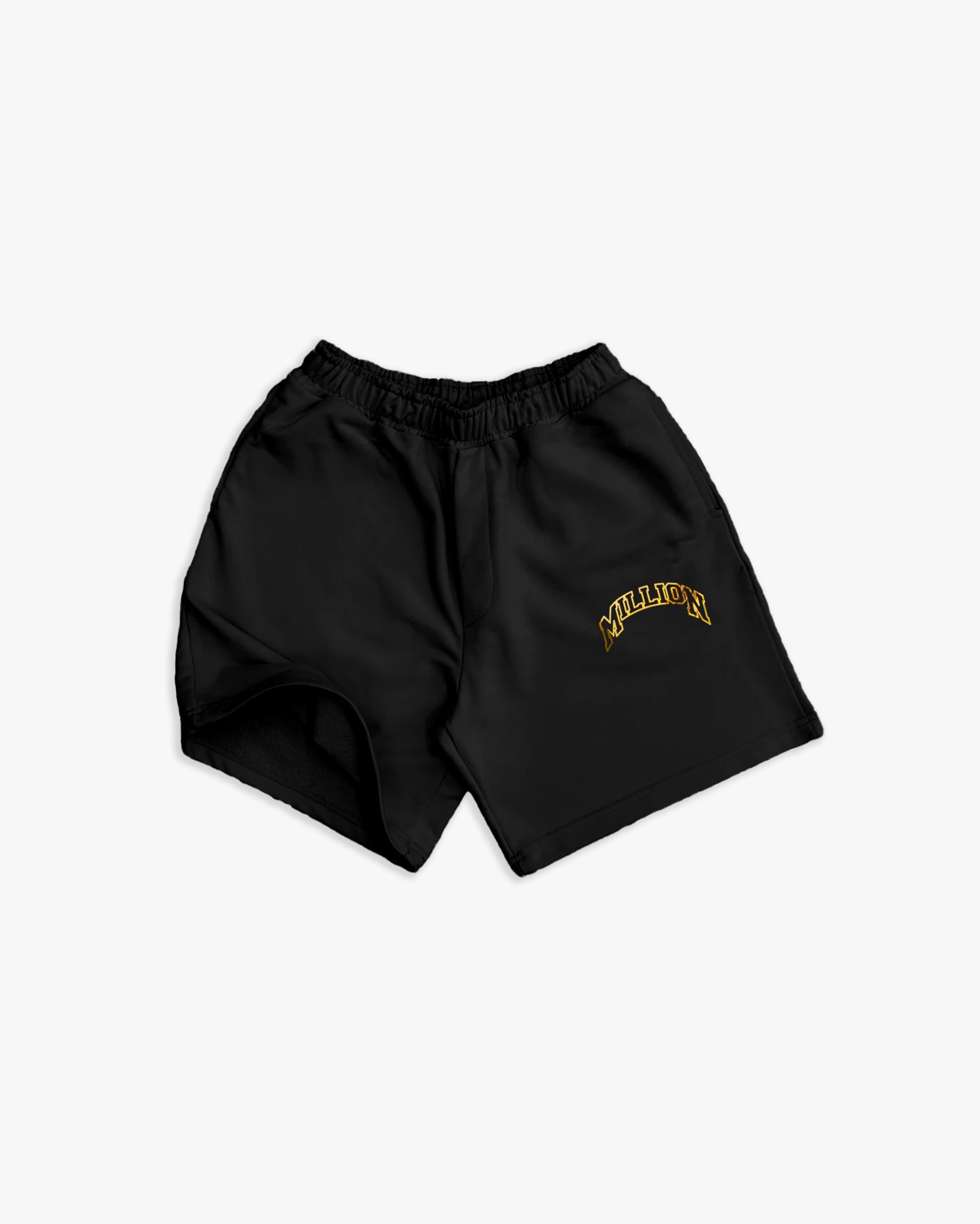 Schwarzes T-Shirt mit schwarzem Logo