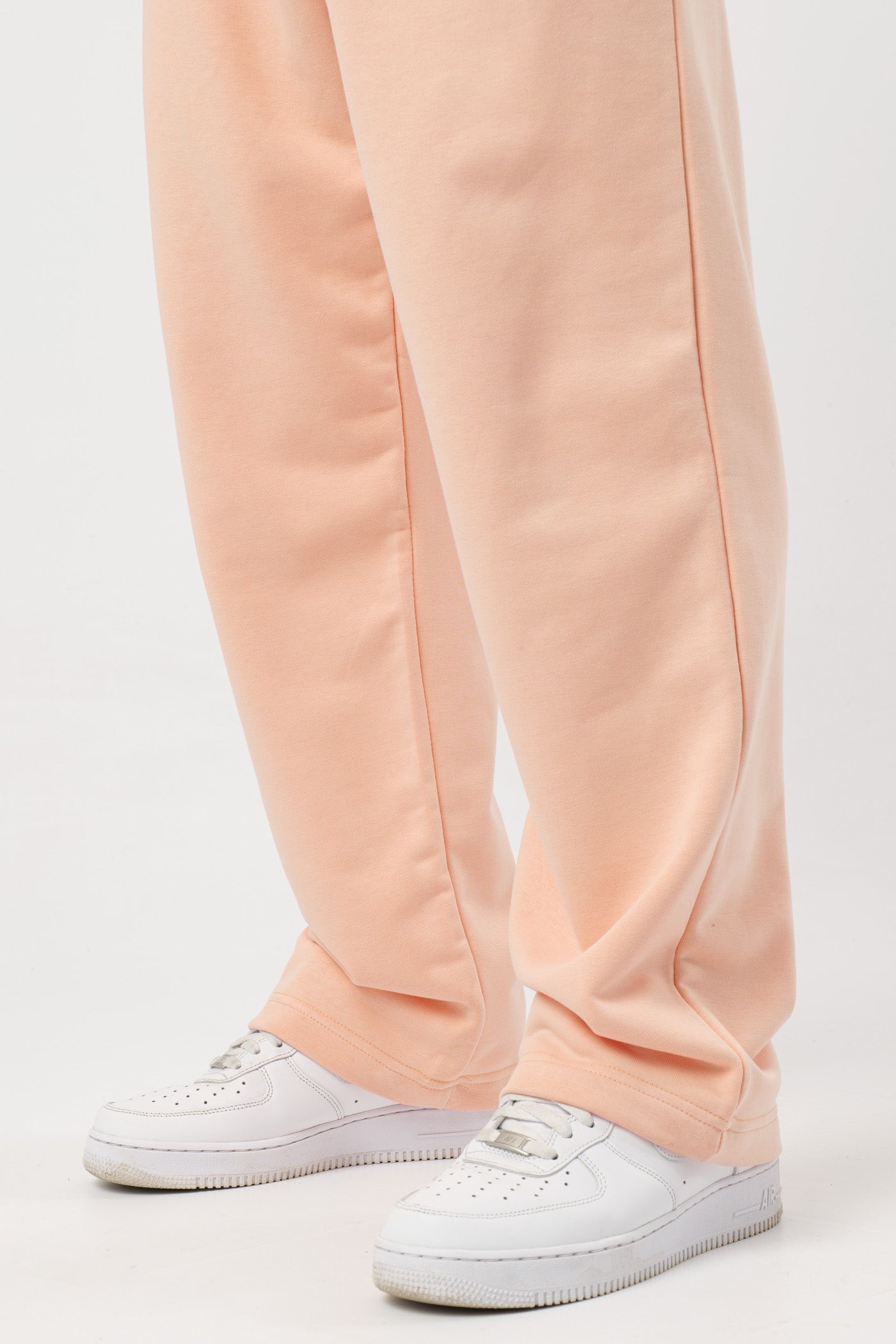 Pantalone Wide Coral con Logo Nero