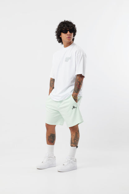 Schwarzes T-Shirt mit schwarzem Logo