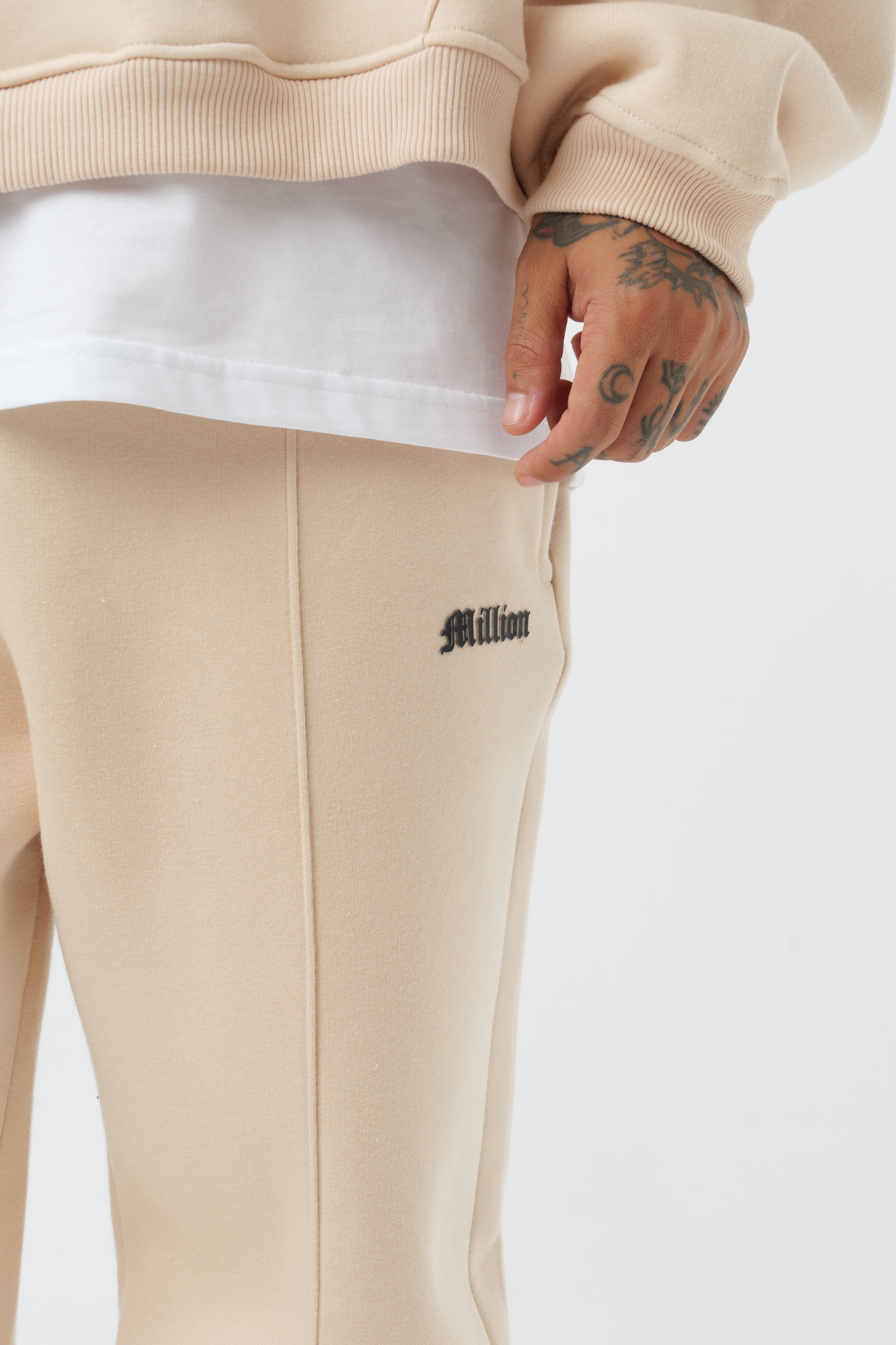 Sweatpants Logo Sand