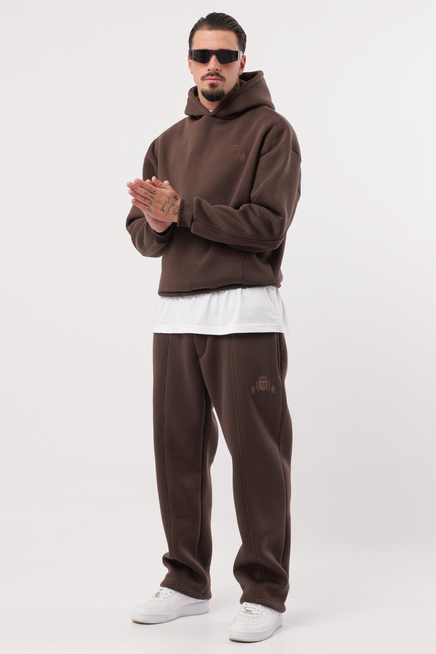 Pants Spaccato Total Brown