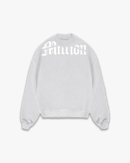 Crewneck White Cortar Grigia